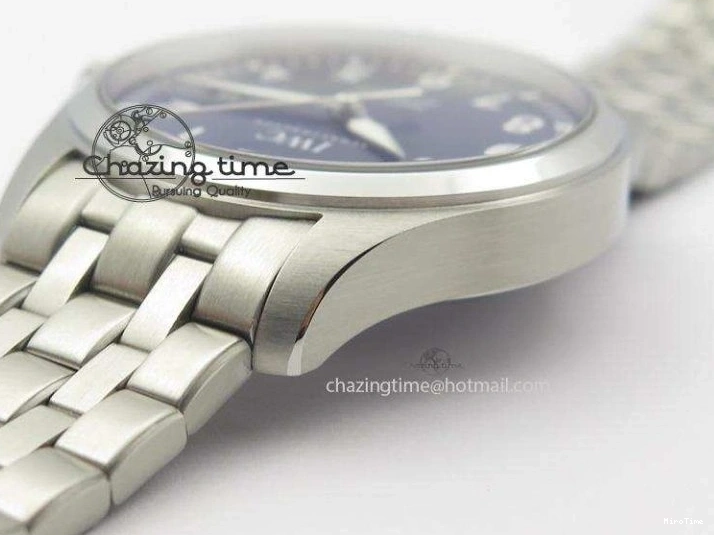 MIROTIME 0301 Durable Mark XVIII Le Petit Prince IW327004 SS Mk Maker Best Edition Blue Dial On SS Bracelet A 7297